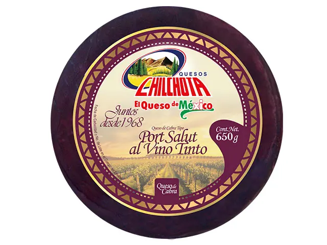 Chilchota - Queso tipo Port Salut al Vino Tinto Chilchota