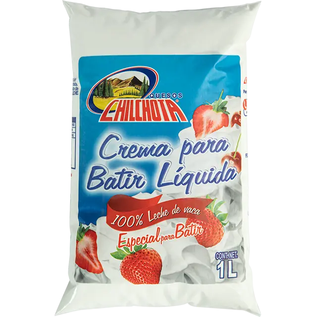 Crema para Batir Líquida Chilchota Bolsa