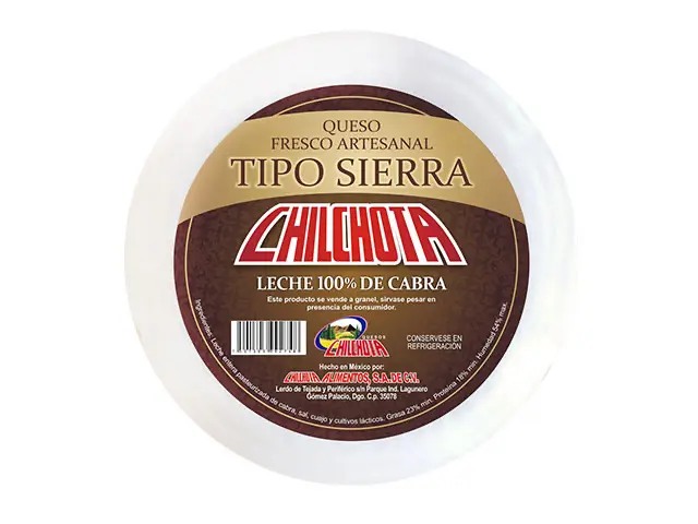 Queso Fresco Artesanal de Cabra Chilchota