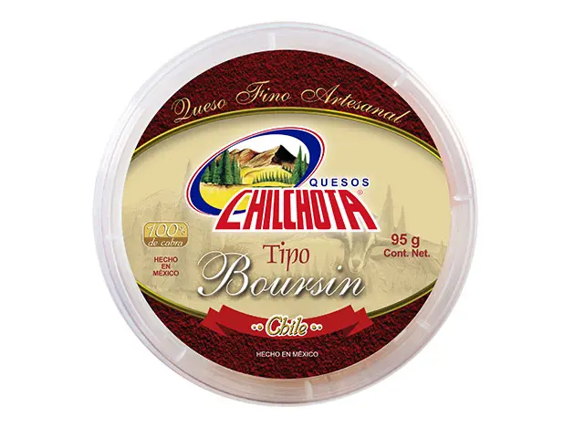 Queso Tipo Boursin con Chile Chilchota