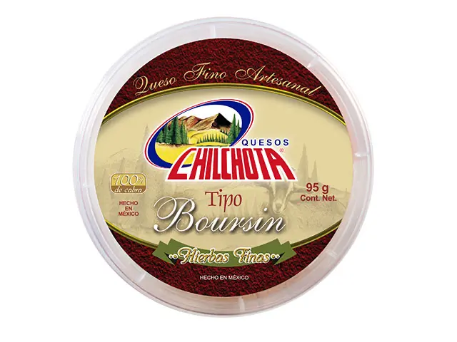 Queso Tipo Boursin con Finas Hierbas Chilchota