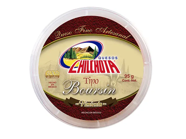 Queso Tipo Boursin con Pimienta Chilchota