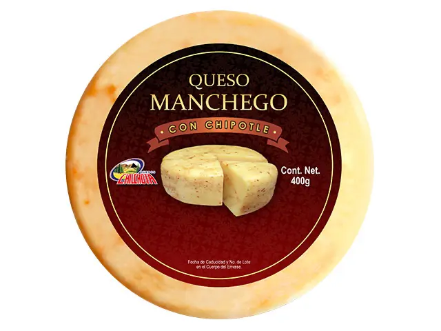 Queso tipo Manchego con Chipotle Chilchota