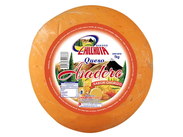 Queso Asadero sabor Chorizo Chilchota