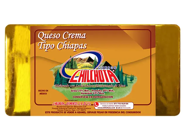 Queso Crema Tipo Chiapas Chilchota